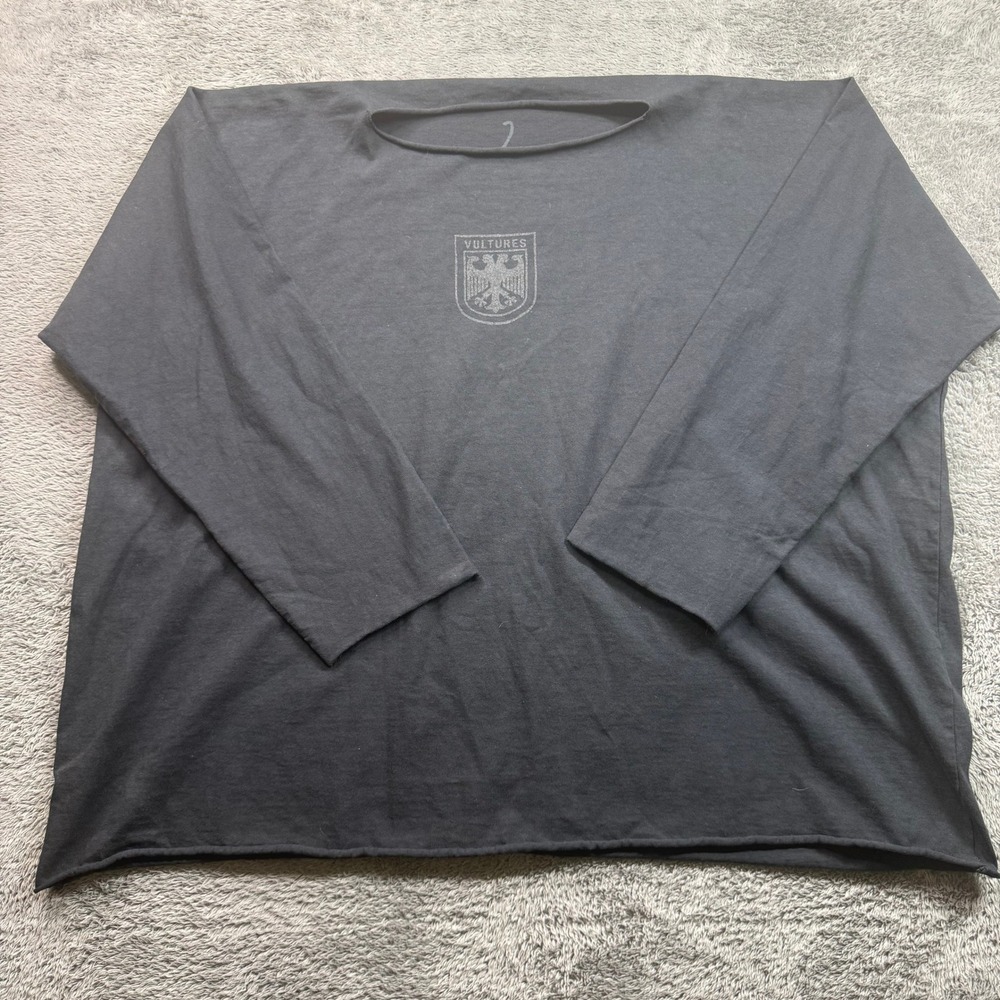 YZY Gosha Vultures Black Long Sleeve T-Shirt (Summer 2024)